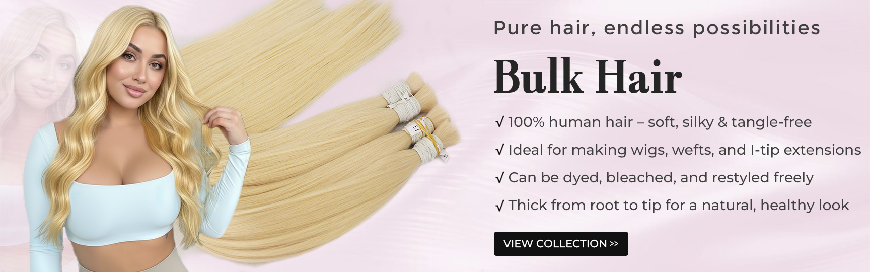 Bulk Hair Extensions - AZ Hair Vietnam Verified Manufacturer