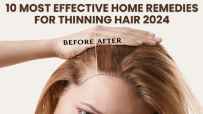 10 Most Effective Home Remedies For Thinning Hair 2024