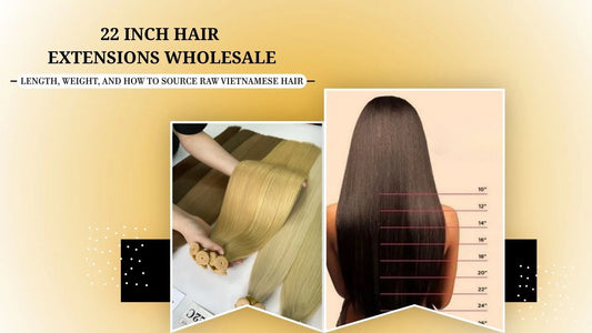 22 Inch Hair Extensions Wholesale: Length, Weight, and How to Source Raw Vietnamese Hair