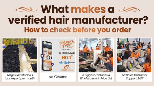 verified hair manufacturer — AZ Hair Vietnam factory floor Ninh Binh.