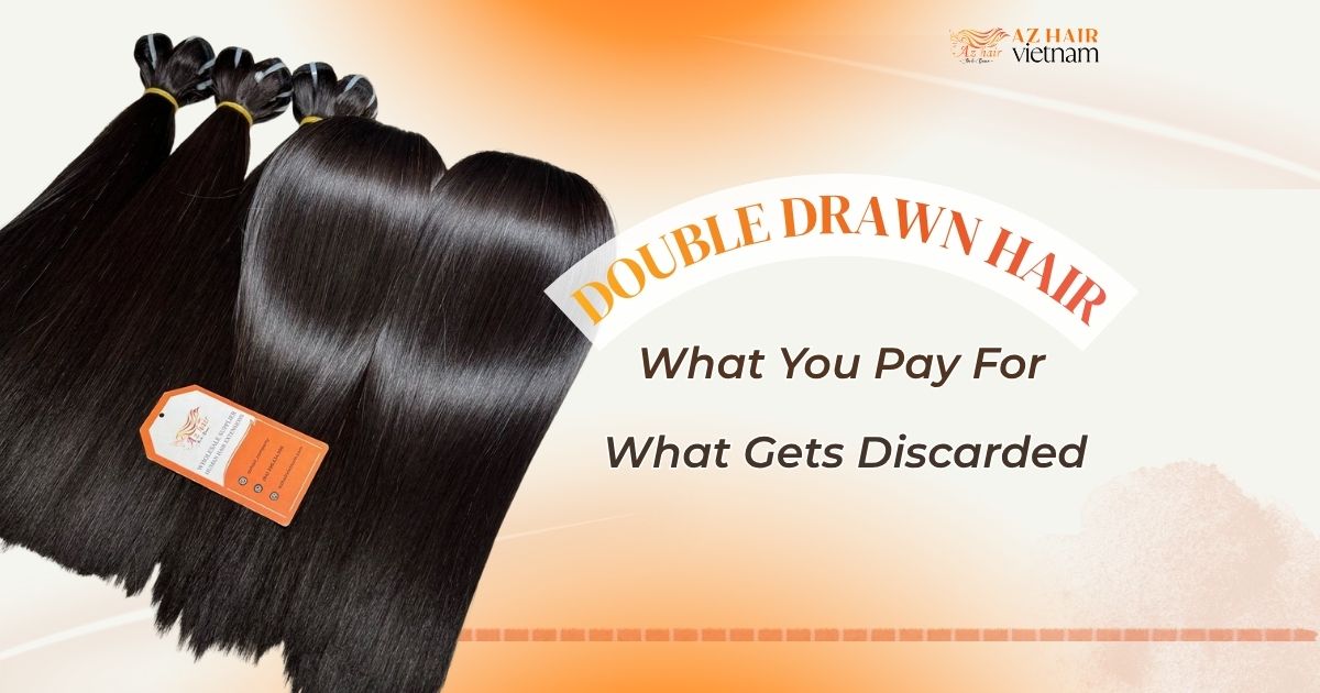Double Drawn Hair: What You Pay For, What Gets Discarded