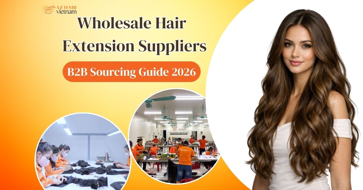 Wholesale Hair Extension Suppliers: B2B Sourcing Guide 2026