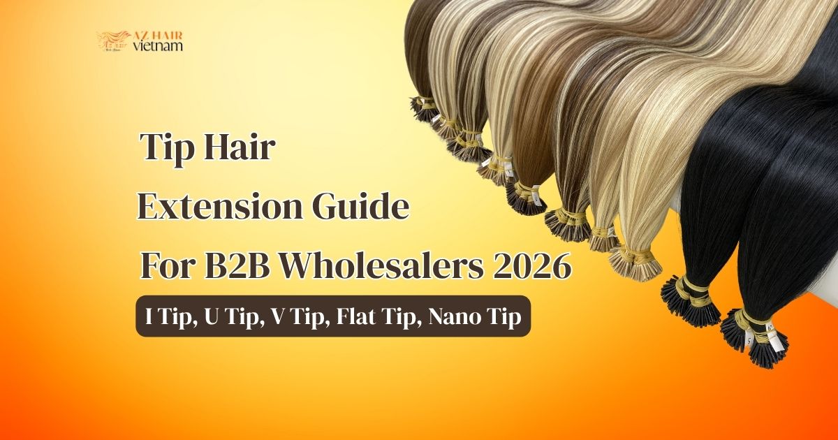 Tip Hair Extension Guide for B2B Wholesalers 2026