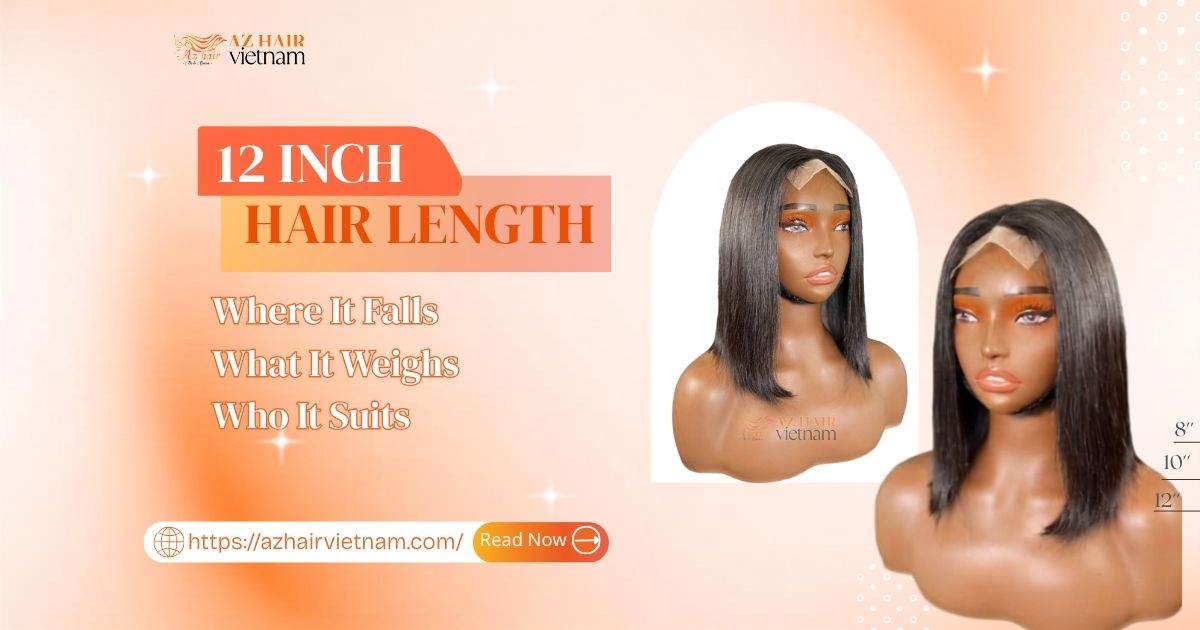 12 Inch Hair: Where It Falls, What It Weighs, Who It Suits