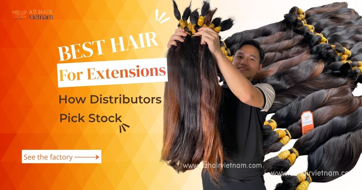 Best Hair for Extensions: How Distributors Pick Stock