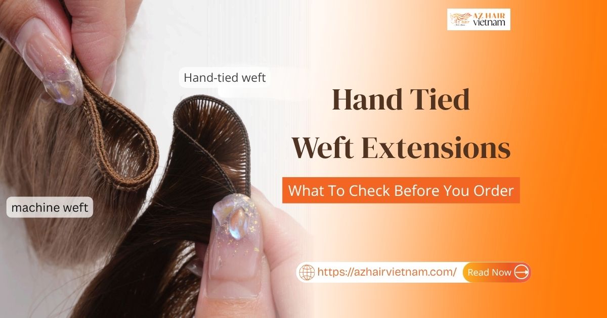 Hand Tied Weft Extensions: What to Check Before You Order