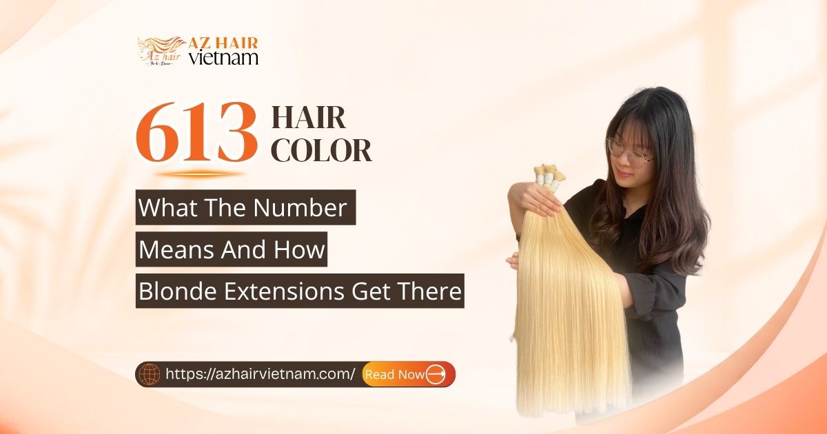 613 Hair Color: What the Number Means and How Blonde Extensions Get There