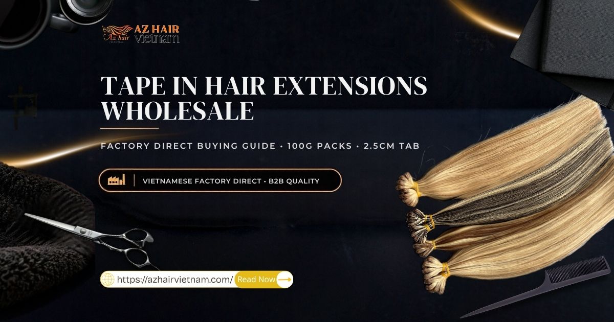 Tape In Hair Extensions Wholesale: How a Factory Order Works