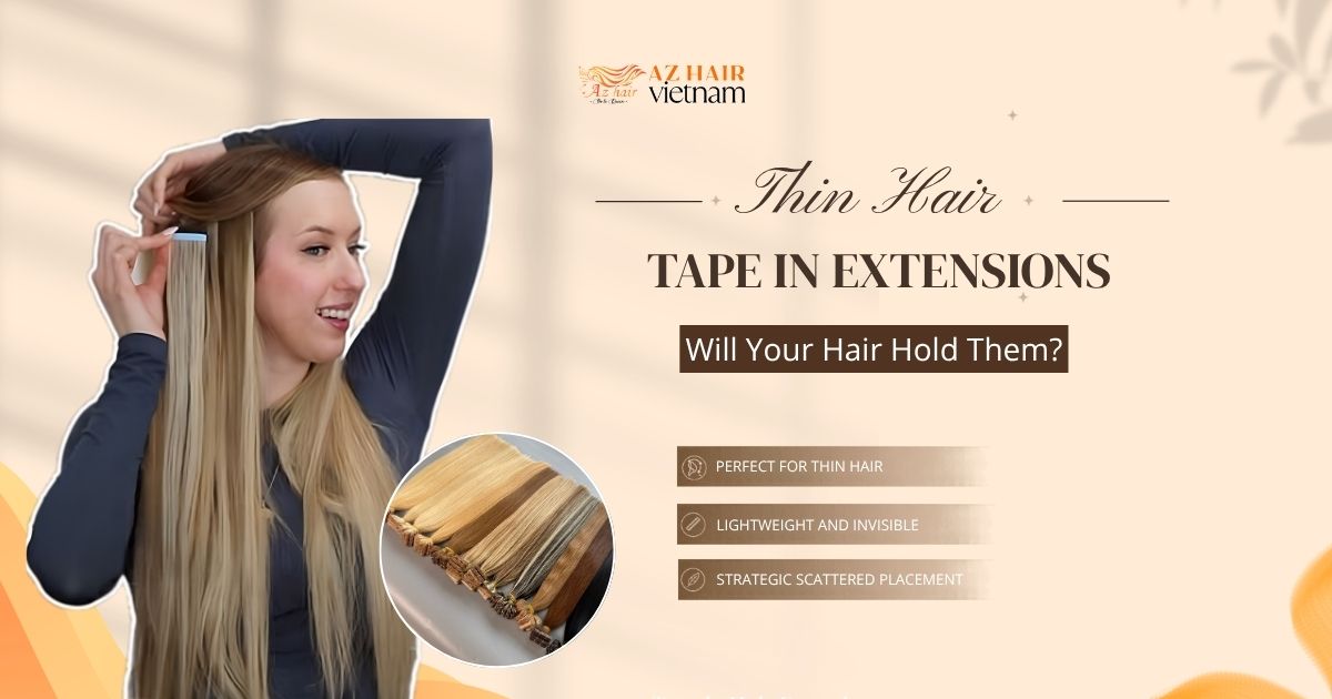 Thin Hair and Tape In Extensions: Will Your Hair Hold Them?