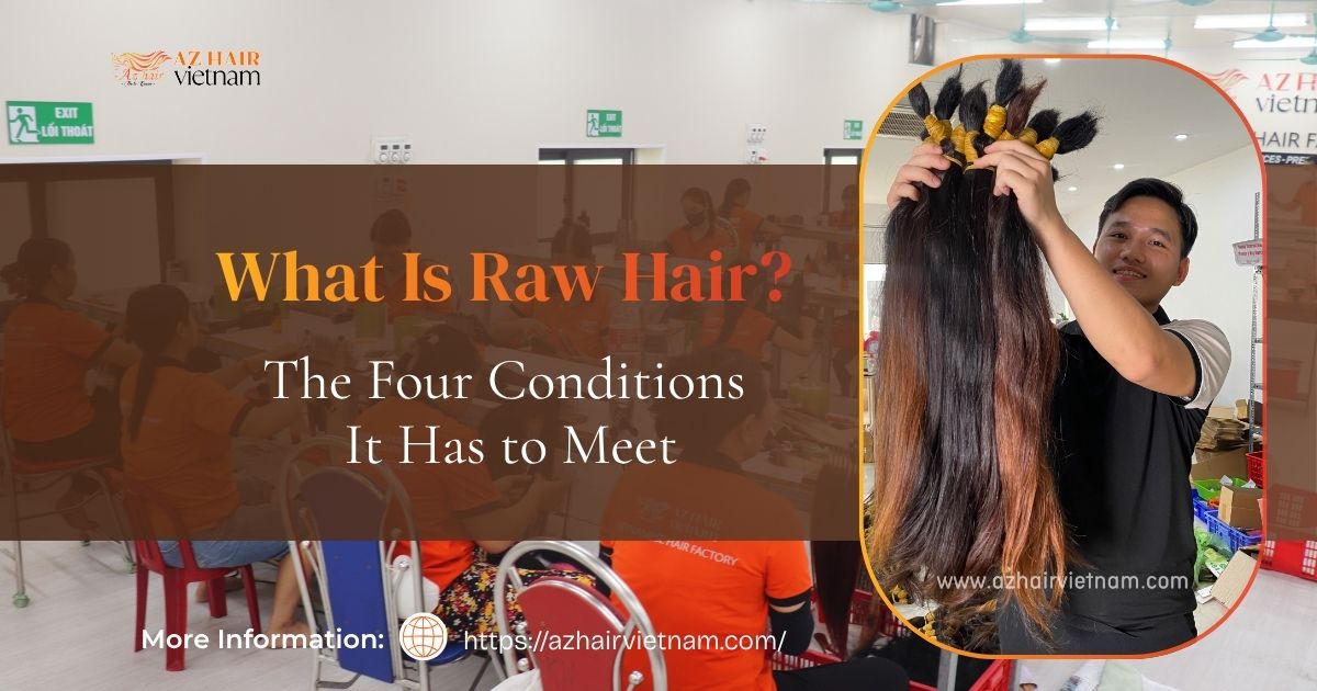 What Is Raw Hair? The Four Conditions It Has to Meet