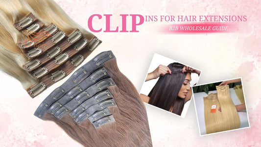 Clip Ins for Hair Extensions: B2B Wholesale Guide