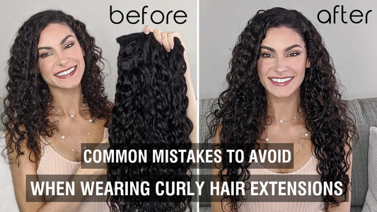 Common Mistakes to Avoid When Wearing Curly Hair Extensions