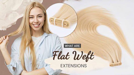 What Are Flat Weft Hair Extensions?