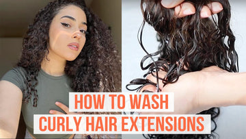 How To Wash Curly Hair Extensions?