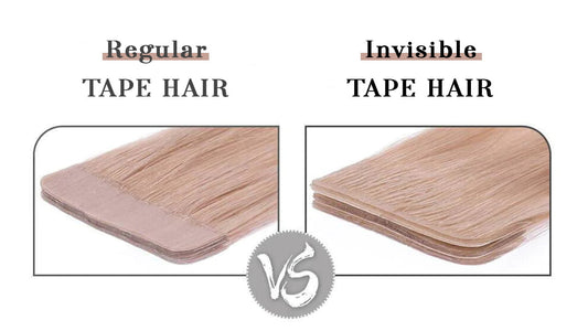 Regular Tape-in vs Invisible Tape-in Hair Extensions: What Are The Differences?
