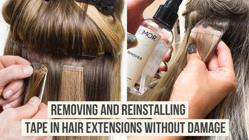Removing & Re-installing Tape In Hair Extensions Without Damage