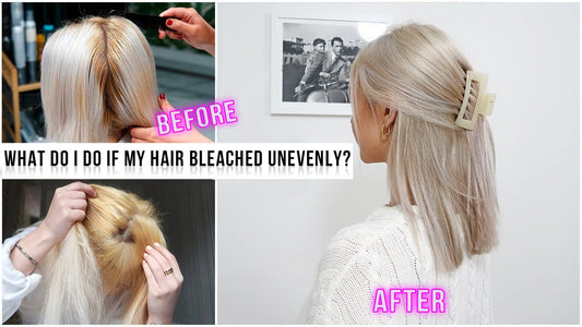 What Do I Do If My Hair Bleached Unevenly?