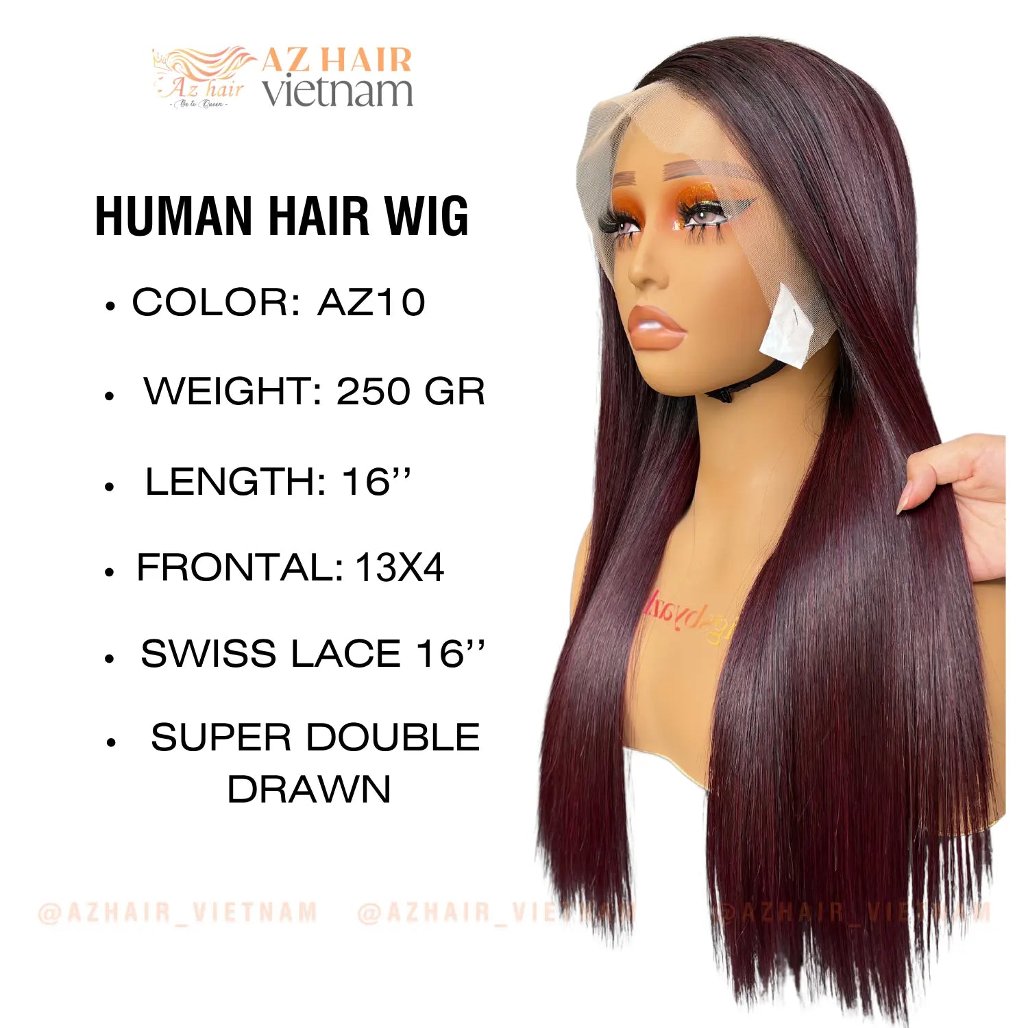13x4 Lace Front Wig Texture