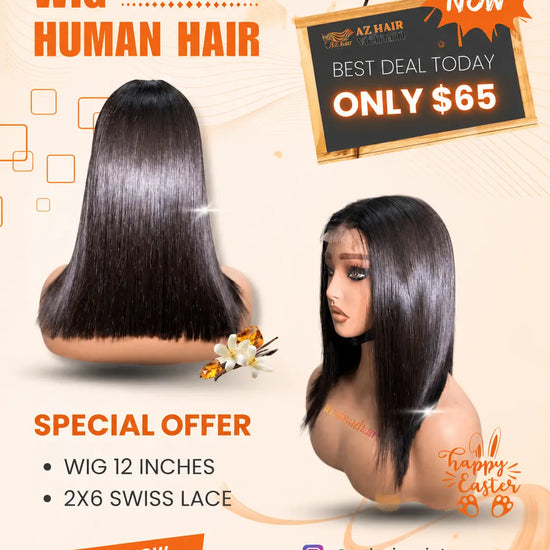 Pre-Made Wig - Swiss Lace Bone Straight | 100% Raw Vietnamese Hair AZ Hair Vietnam