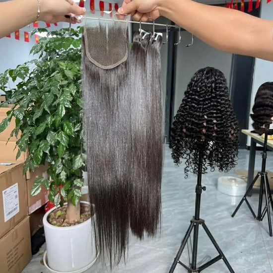 5x5 HD Lace Closure 20 Inch Texture