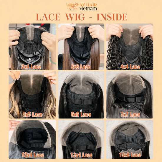 5x5 Lace Closure Wig 16 Inch Straight Swiss Lace