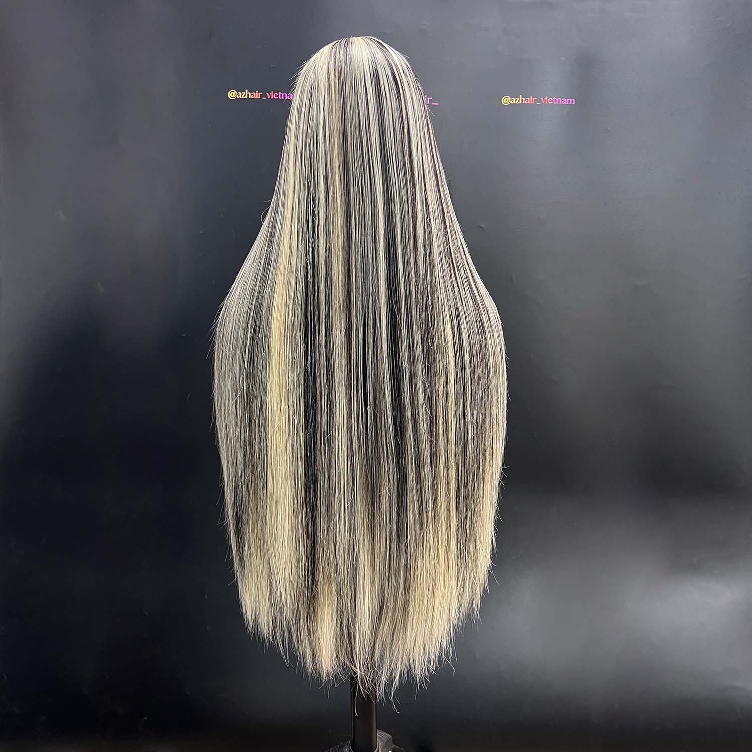 5x5 Lace Frontal Wig 24 Inch Straight HD Lace #AZ31 Color Texture