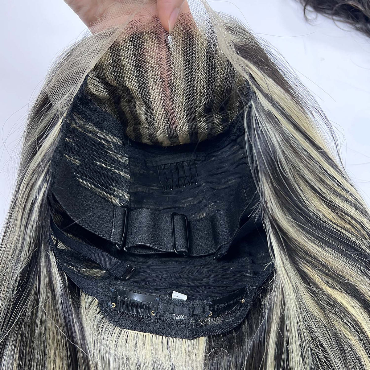 5x5 Lace Frontal Wig 24 Inch Straight HD Lace #AZ31 Color Detail