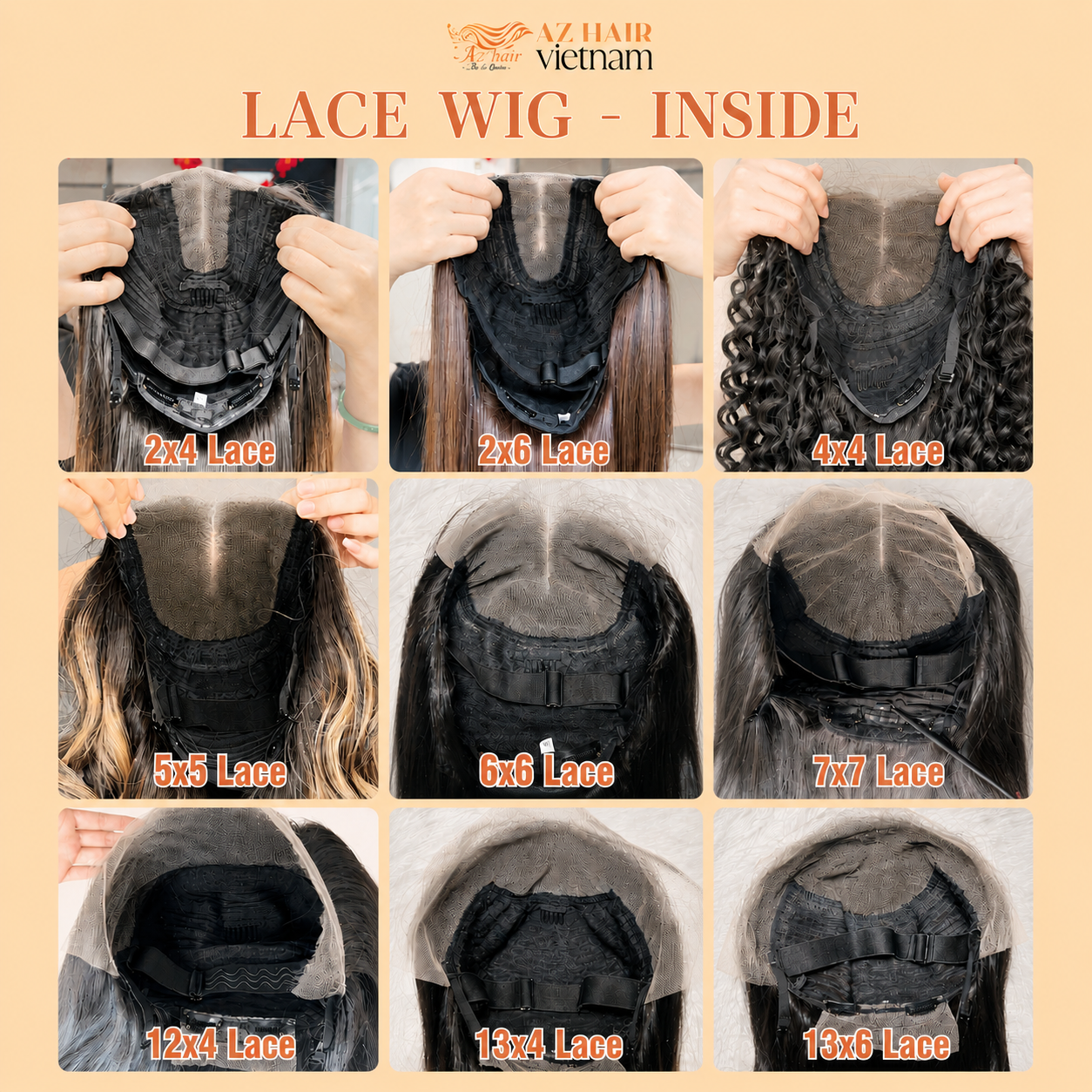 5x5 Lace Frontal Wig 24 Inch Straight HD Lace #AZ31 Color