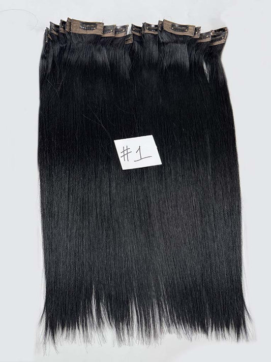AZ Hair Regular Clip-In Hair 16-26 Inch 150g 1 Color Texture