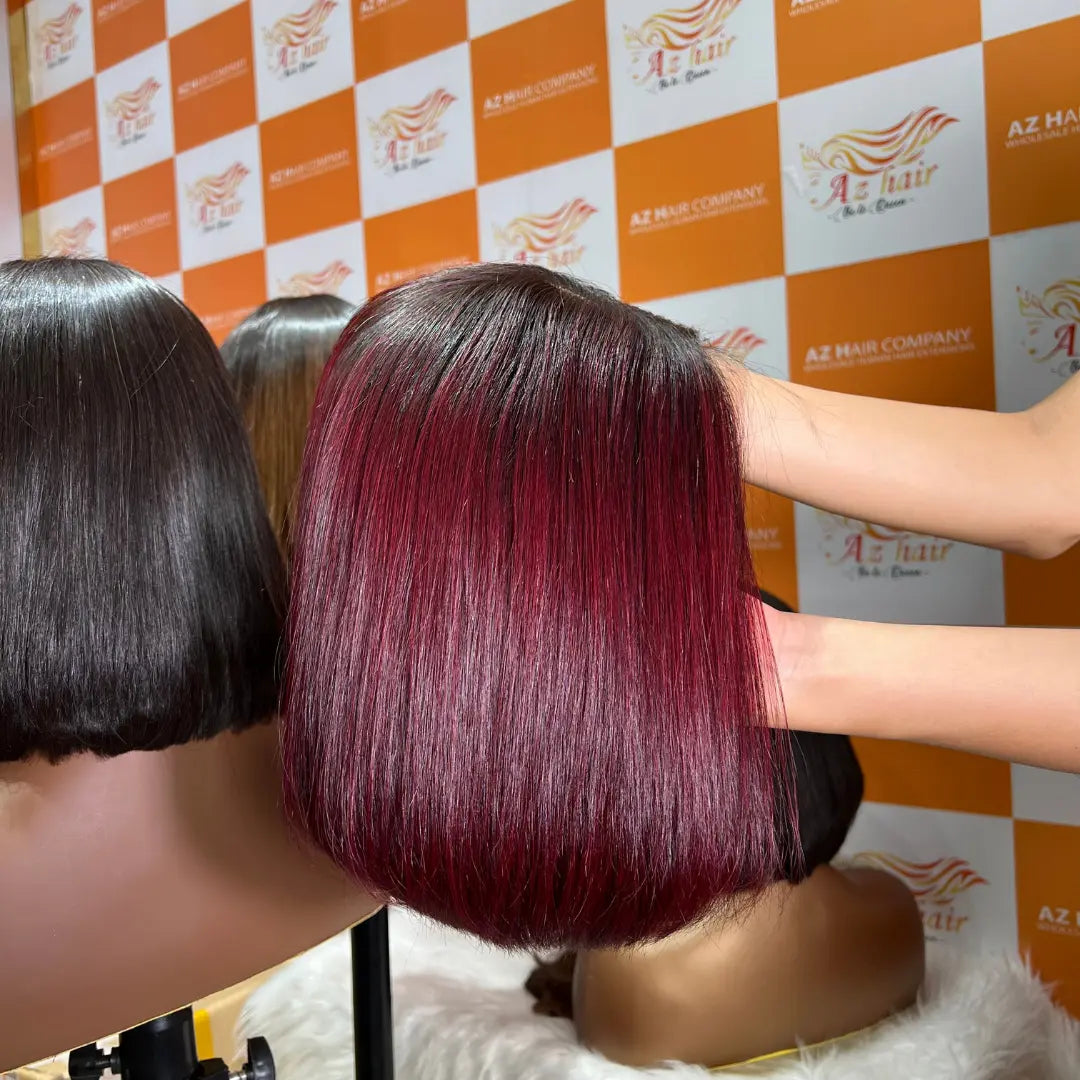 Bob Wig - 2x4 HD Lace Closure Wig 12 Inch Straight HD Lace