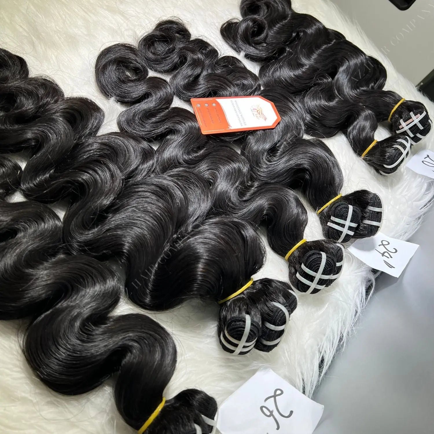 Combo Body Wavy Bundles - Raw Vietnamese Hair | #1B Natural Black Detail