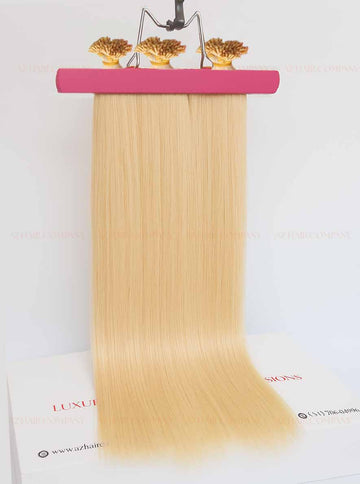 Light Blonde ( #24) I-Tip Hair Extensions 100g