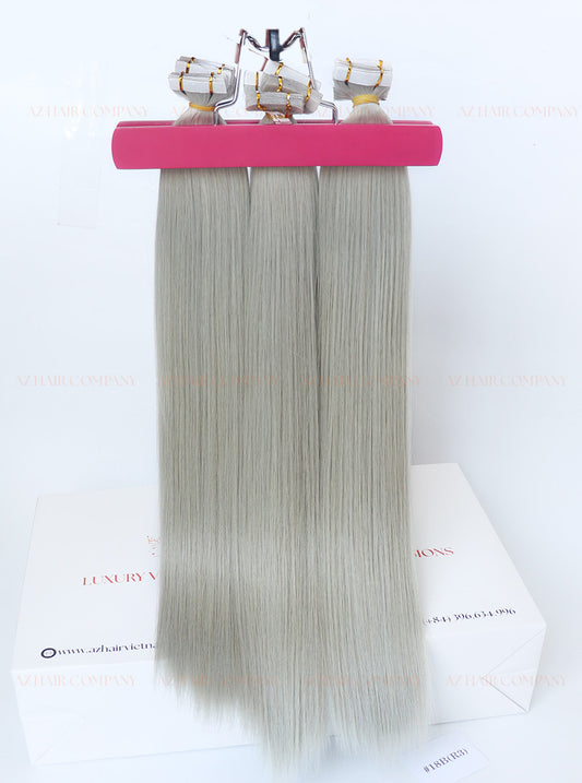 Light Blonde (#18B) Regular Tape In Hair Extensions 100g