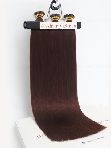 Dark Brown (#2) I Tip Hair Extensions 100g