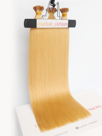 Light Brown (#8) I Tip Hair Extensions 100g
