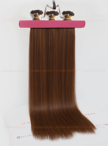 Highlight (#2ash/4ash) Flat Tip Hair Extensions 100g