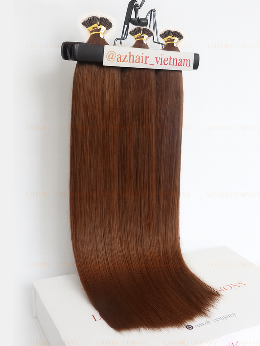 Dark Brown (#2ash) Nano Tip In Hair Extensions 100g