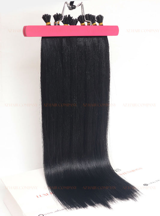 Jet Black (#1) I - Tip Hair Extension 100g