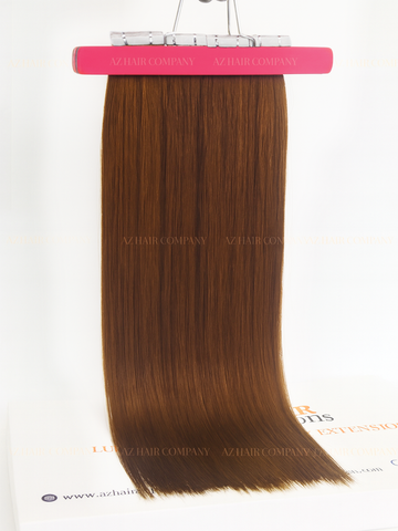 Light Brown (#3) Regular Tape In Hair Extensions 100g