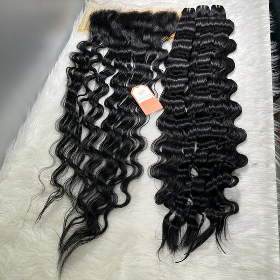 Loose Wave Bundles - Raw Vietnamese Hair | #1B Natural Black AZ Hair Vietnam