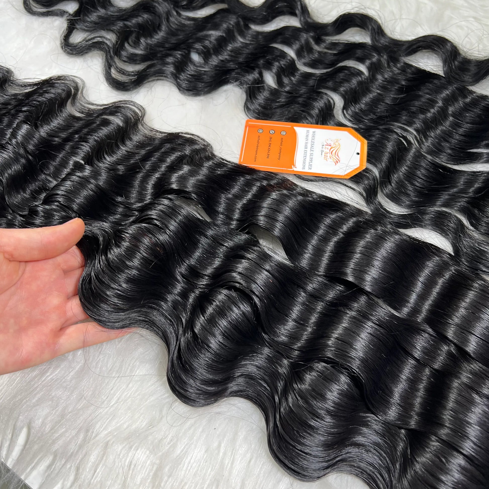 Loose Wave Bundles - Raw Vietnamese Hair | #1B Natural Black AZ Hair Vietnam