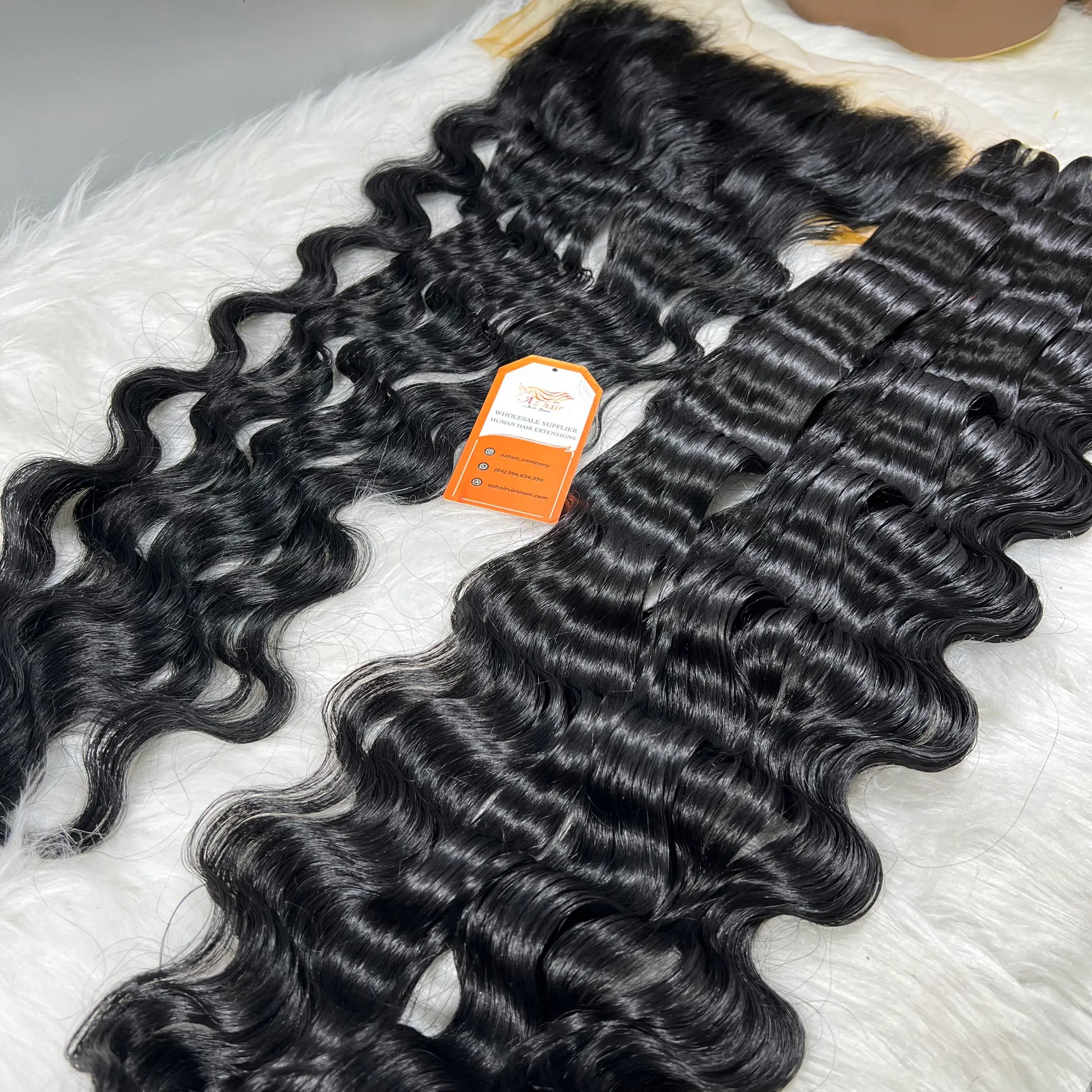 Loose Wave Bundles - Raw Vietnamese Hair | #1B Natural Black AZ Hair Vietnam