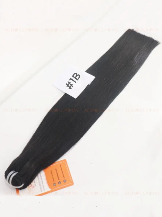 Natural Black (#1B) Machine Weft Hair Extensions 100g AZ Hair Factory