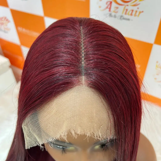 Long Wigs - 6x6 Lace Closure Wig 32 Inch Straight HD Lace 26 inch Lace detail