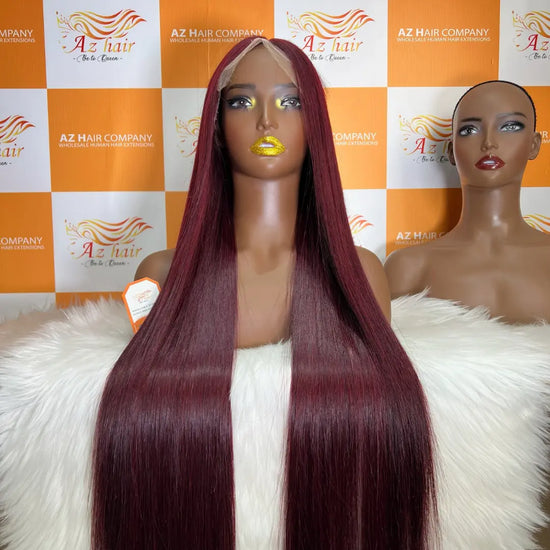Long Wigs - 6x6 Lace Closure Wig 32 Inch Straight HD Lace 26 inch Worn