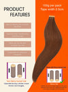 Light Brown (#3) Regular Tape In Hair Extensions 100g AZ Hair Factory