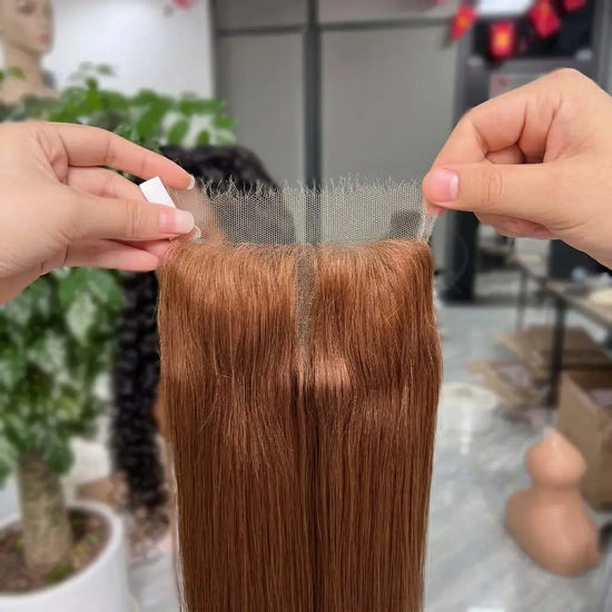 az-hair-5x5-Straight-HD-Lace-Closure-#6C Lace detail