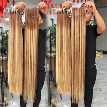 3 Bundles az-hair-5x5-Straight-HD-Lace-Closure 