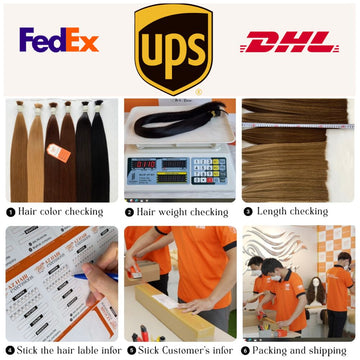 AZ Hair international shipping and delivery services / AZ Hair Vietnam