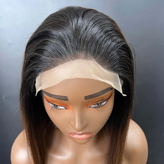 az_hair_5x5_Swiss_Lace_Closure_Wigs_10_Inch_Straight_Brown_Tip Lace Detail